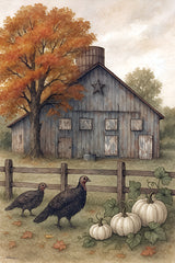ANT216 - Turkeys in Autumn - 12x18