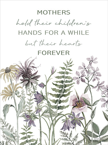 Cindy Jacobs CIN4608 - CIN4608 - Mothers Hold… - 12x16 motherhood, inspirational quote, flowers and ferns, watercolor plants, sentimental message, nurturing, green foliage, feminine decor from Penny Lane