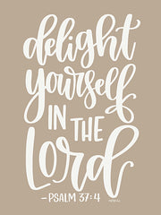 DUST1237 - Delight Yourself in the Lord    - 12x16