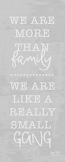 Lux + Me Designs LUX127 - LUX127 - Small Gang    - 8x20 funny family quote, gang family humor, blue background, chalkboard style, playful lettering from Penny Lane