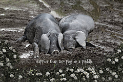 RLV842 - Happier Than Two Pigs in a Puddle - 18x12