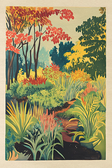 Svetlana Aleinikova SA131 - SA131 - Wild Spectrum - 12x18 colorful landscape, autumn forest, foliage, vibrant plants, pathway through trees, natural beauty, red and yellow leaves, forest painting from Penny Lane