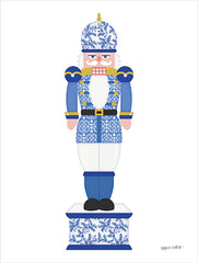 ALP2453 - Blue & White Nutcracker I - 12x16
