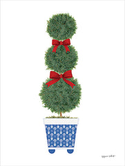 ALP2461 - Christmas Three Round Balls Topiary - 12x16