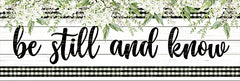 CIN2285A - Be Still and Know - 36x12