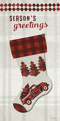 CIN3550 - Season's Greetings Stocking    - 9x18