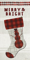 CIN3552 - Merry & Bright Stocking    - 9x18