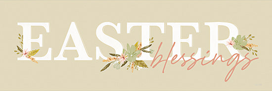 House Fenway FEN1136 - FEN1136 - Easter Blessings Sign - 18x6 Easter, Easter Blessings, Religious, Typography, Signs, Textual Art, Flowers, Spring from Penny Lane