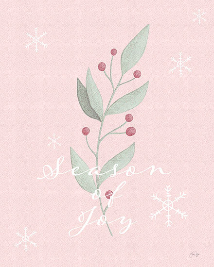 Yass Naffas Designs YND314 - YND314 - Season of Joy - 12x16 Christmas, Holidays, Season of Joy, Typography, Signs, Textual Art, Holly, Berries, Graphic Art, Winter from Penny Lane