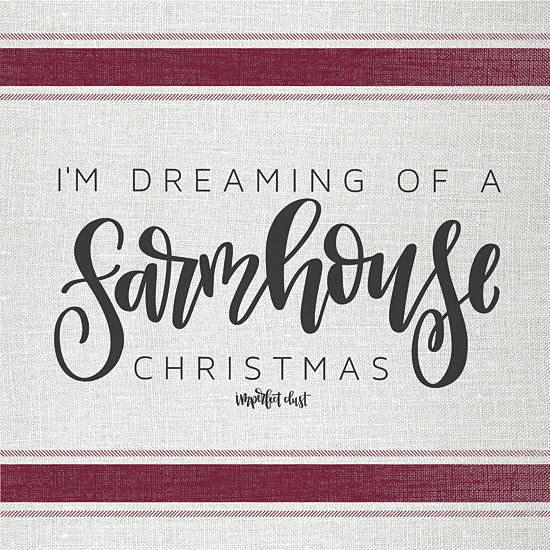 Imperfect Dust DUST263 - Farmhouse Christmas   - 12x12 Holiday, Grain Sack, Linen Tea Towels, Farmhouse Christmas from Penny Lane