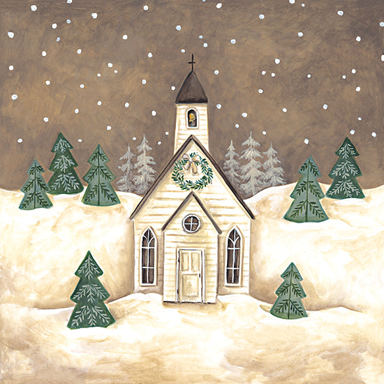 Diane Kater Licensing ART1335LIC - ART1335LIC - Christmas Church - 0  from Penny Lane