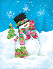 ART1376 - Christmas Presents Snowman - 12x16