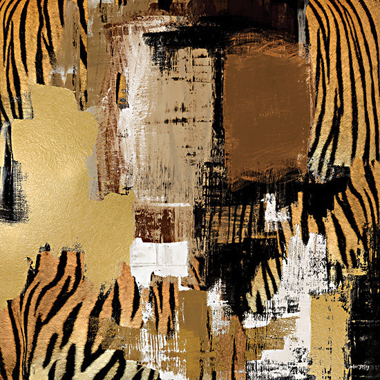 Amber Sterling AS352 - AS352 - Abstract Safari I - 12x12 Abstract, Safari, Tiger Stripes, Brush Strokes, Tropical from Penny Lane