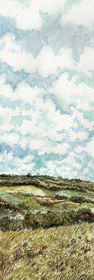 Cindy Jacobs CIN4181 - CIN4181 - Hillside Landscape I - 6x18 Landscape, Hills, Hillside, Trees, Sky, Clouds, Diptych from Penny Lane