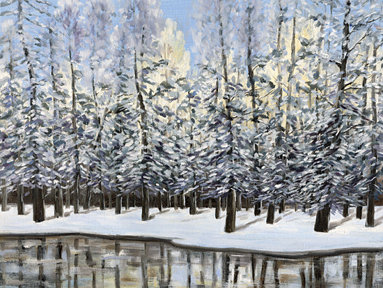 Dogwood Portfolio DOG316 - DOG316 - Winter Forest - 16x12 Winter, Landscape, Trees, Forest, River, Snow, Reflection  from Penny Lane