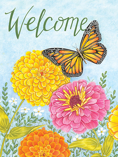 Deb Strain Licensing DS2199LIC - DS2199LIC - Zinnias & Butterfly - 0  from Penny Lane