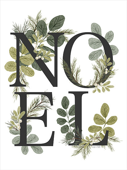 House Fenway FEN1090 - FEN1090 - Noel Foliage - 12x16 Christmas, Holidays, Noel, Typography, Signs, Textual Art, Eucalyptus, Greenery from Penny Lane