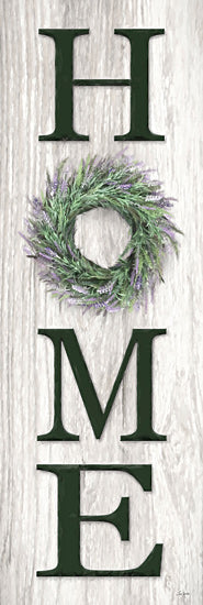 Lori Deiter LD3664 - LD3664 - Home Flower Lavender Wreath Sign  - 12x36 Inspirational, Home, Typography, Signs, Textual Art, Wreath, Lavender, Greenery, Purple Lavender from Penny Lane