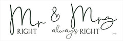 MAZ5888 - Mr. & Mrs. Right - 36x12