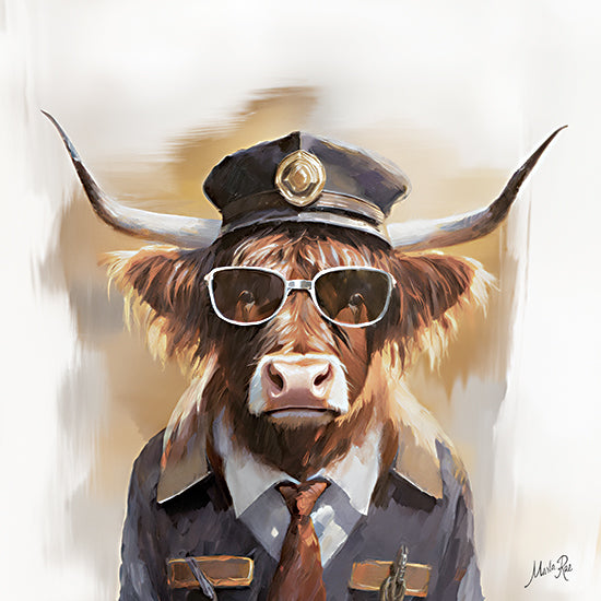 Marla Rae MAZ6000 - MAZ6000 - Highland Security - 12x12 Whimsical, Cow, Highland Cow, Security Uniform, Highland Security from Penny Lane