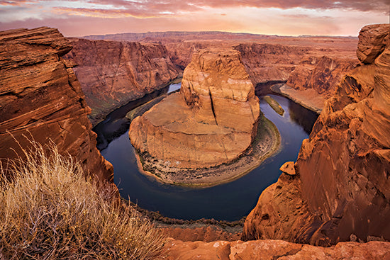 Martin Podt MPP1000 - MPP1000 - Horseshoe Bend - 18x12 Photography, Landscape, Horseshoe Bend, Rock Formations, Colorado River, Arizona, Nature from Penny Lane