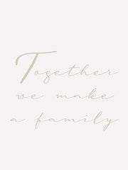 RAD1411LIC - Together We Make a Family - 0