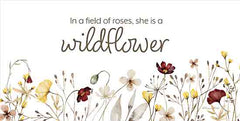 SB1386 - She is a Wildflower - 18x9