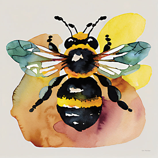 Seven Trees Design ST1079 - ST1079 - Beehold Beauty - 12x12 Bee, Bumble Bee, Flower, Watercolor from Penny Lane