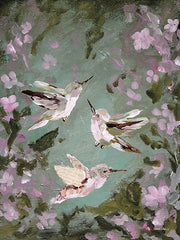 AH260 - Hummingbirds in the Garden - 12x16
