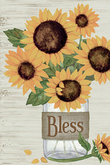ALP2775 - Bless This Home Sunflower Triptych I - 12x18
