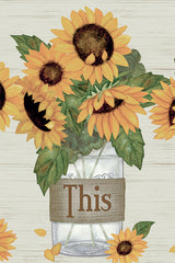 ALP2776 - Bless This Home Sunflower Triptych II - 12x18
