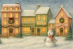 ANT267 - Village Shops at Christmas - 18x12