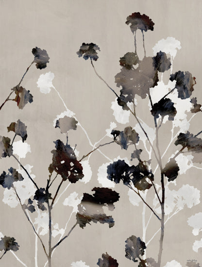 Amber Sterling AS420 - AS420 - See Through Essence - 12x16 abstract botanical, muted palette, modern floral silhouette, painterly texture, contemporary wall art from Penny Lane