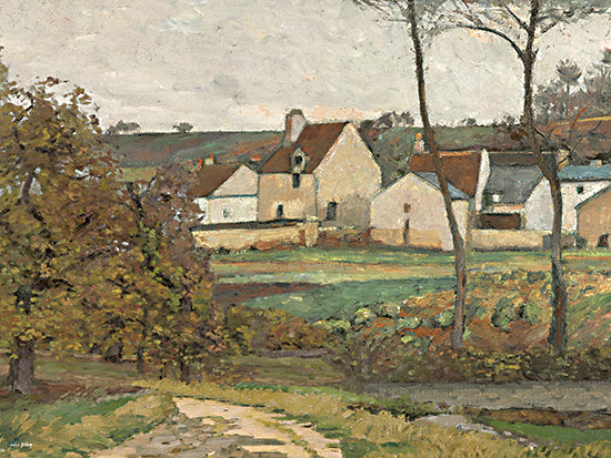Amber Sterling AS458 - AS458 - Forgotten Corners - 16x12 village homes, country path, rural architecture, traditional painting style, autumn colors, scenic village from Penny Lane