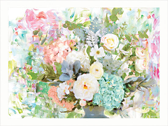 Amber Sterling AS534 - AS534 - The Quiet Center - 16x12 pastel floral bouquet, colorful flowers, soft palette, impressionist from Penny Lane