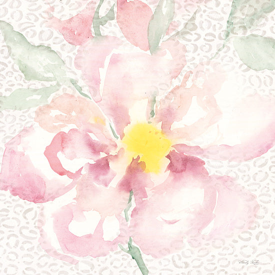 Cindy Jacobs CIN4343 - CIN4343 - Leopard Rose II - 12x12 Flower, Pink Flower, Leaves, Patterned Background, Leopard Print, Watercolor from Penny Lane