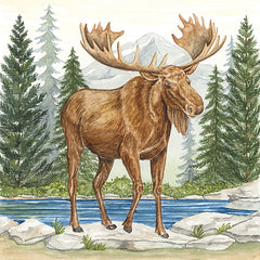 DS2403 - Moose in Forest - 12x12