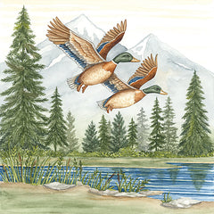 DS2405 - Mallard Ducks in Forest - 12x12