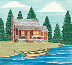 DS2486 - Log Cabin by the Lake - 12x12