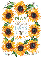 ET328 - May All Your Days be Sunny Sunflowers - 12x16