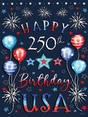 ET578 - Happy 250th Birthday USA - 12x16