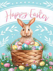 ET582 - Happy Easter Bunny Basket - 12x16