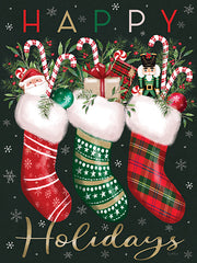 ET630 - Happy Holidays Stockings - 12x16
