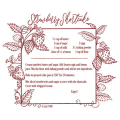 FEN1299 - Strawberry Shortcake Recipe - 12x12