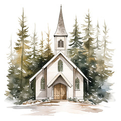 HK301 - Chapel in the Woods  - 12x12