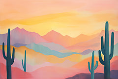 HK473 - Sunrise Mountains    - 18x12
