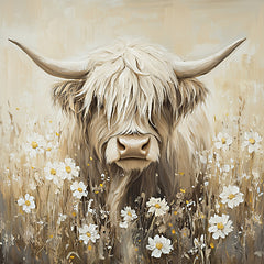 HK507 - Highland Among the Blooms - 12x12