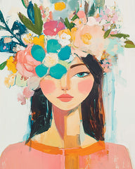HK565 - Wildflower Woman - 12x16