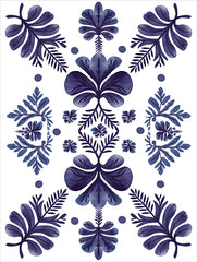 HK573 - Blue Motif II - 12x16