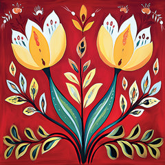 HK582 - Fire and Flora - 12x12